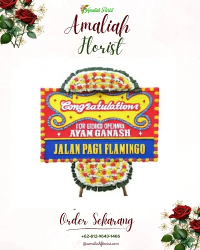 Bunga Papan Congratulation di Plaju Ilir